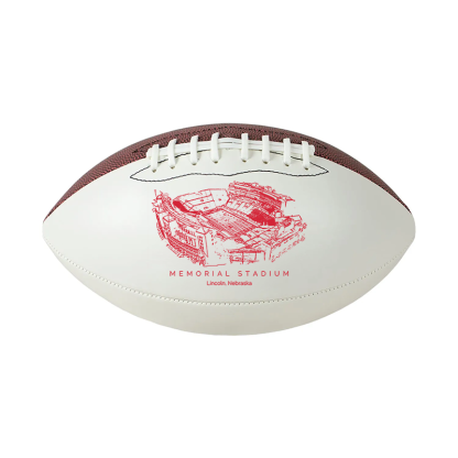 Memorial Stadium (Lincoln) - Nebraska Cornhuskers football, Stipple Art College Football