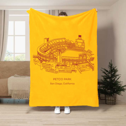 Petco Park-San Diego Padres Baseball Stadium Blanket