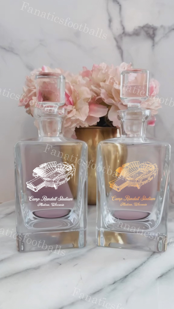 Camp Randall Stadium Whiskey Bottles-Gifts For Sports Lovers