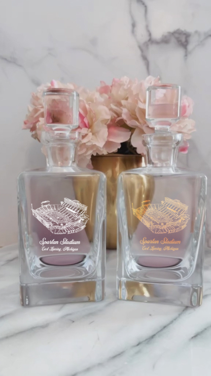 Spartan Stadium Whiskey Bottles-Gifts For Sports Lovers