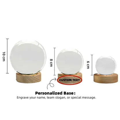 Ben Hill Griffin Stadium 3D Spherical Crystal Lamp