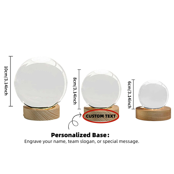 MINUTE MAID PARK Stadium 3D Spherical Crystal Lamp