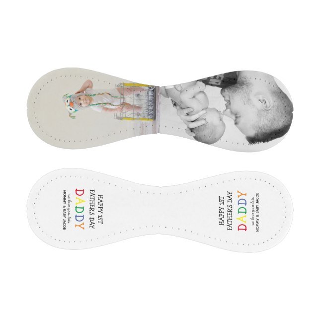 Cute First Father's Day Daddy | Photo Collage Baseball