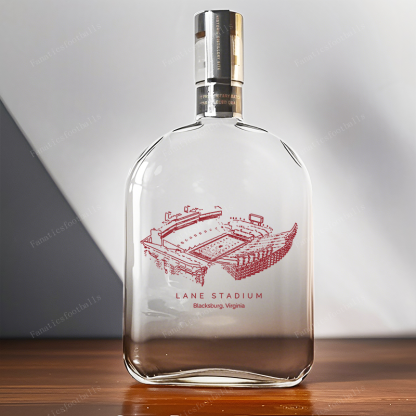 Lane Stadium - Virginia Tech Hokies Whiskey Bottles
