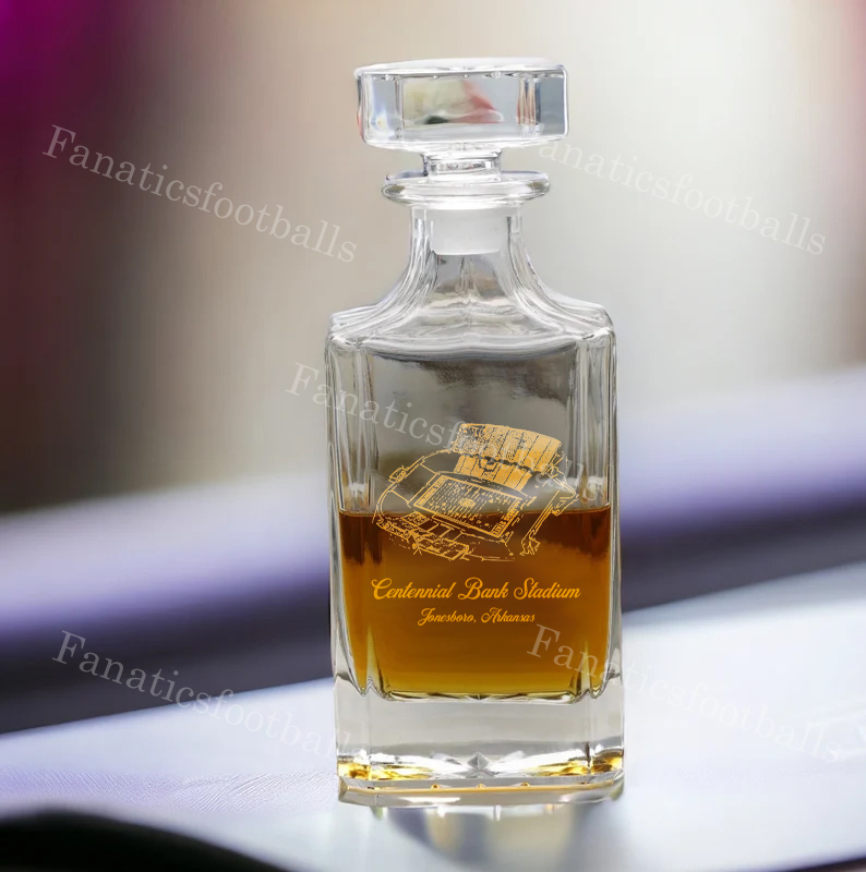 Centennial Bank Stadium Whiskey Bottles-Gifts For Sports Lovers