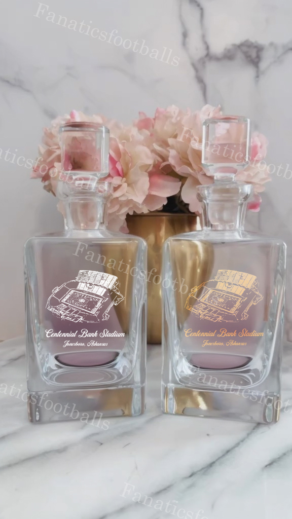 Centennial Bank Stadium Whiskey Bottles-Gifts For Sports Lovers