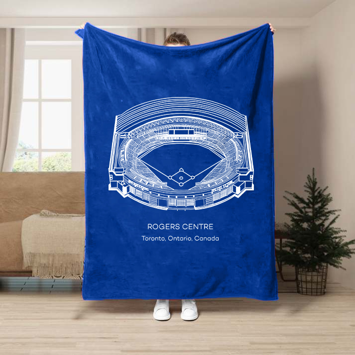 Rogers Centre Stadium-Toronto Blue Jays Baseball Stadium Blanket