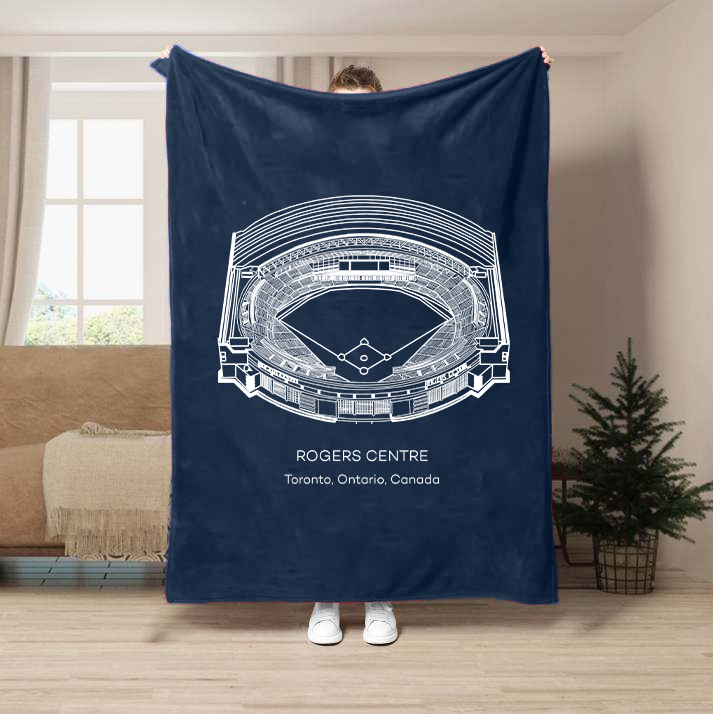 Rogers Centre Stadium-Toronto Blue Jays Baseball Stadium Blanket