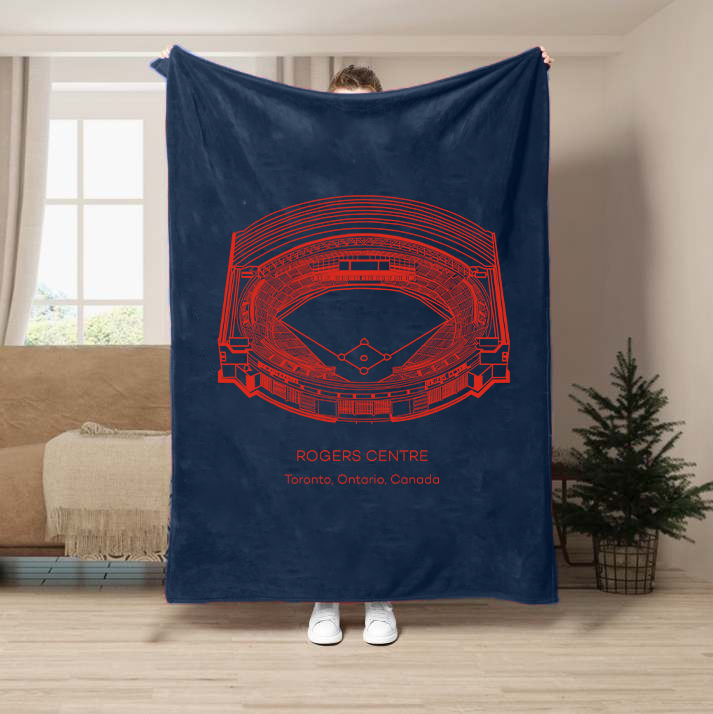 Rogers Centre Stadium-Toronto Blue Jays Baseball Stadium Blanket
