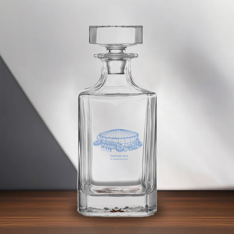 Tropicana Field Whiskey Bottle-Perfect Gifts for Baseball Fans