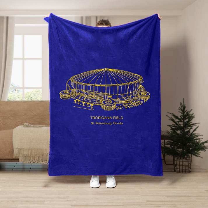 Tropicana Field-Tampa Bay Rays Baseball Stadium Blanket