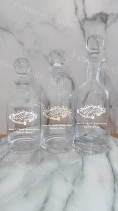 Donald W. Reynolds Razorback Stadium Whiskey Bottles-Gifts For Sports Lovers