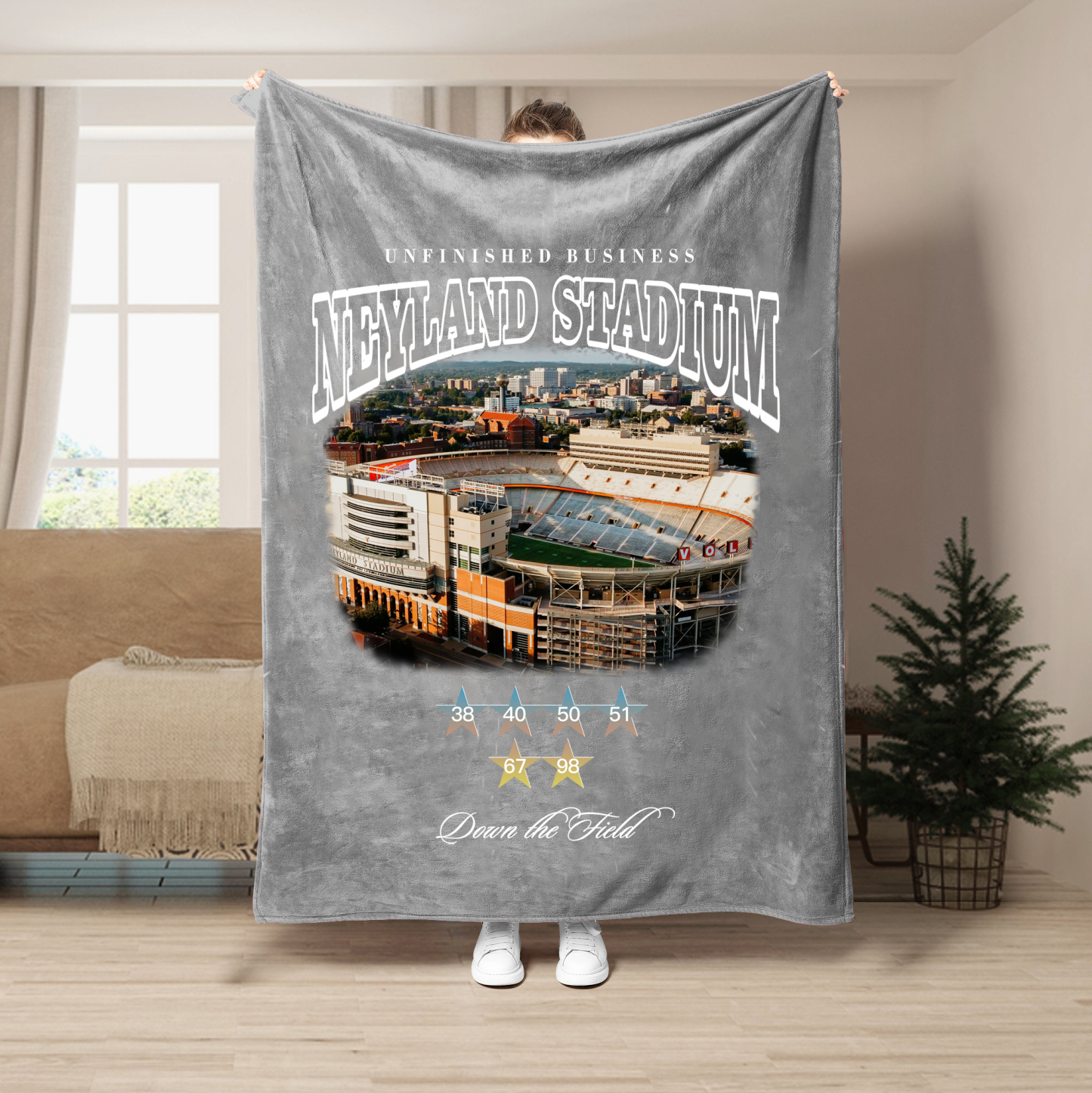 Unfinished Business Blanket-Neyland Stadium
