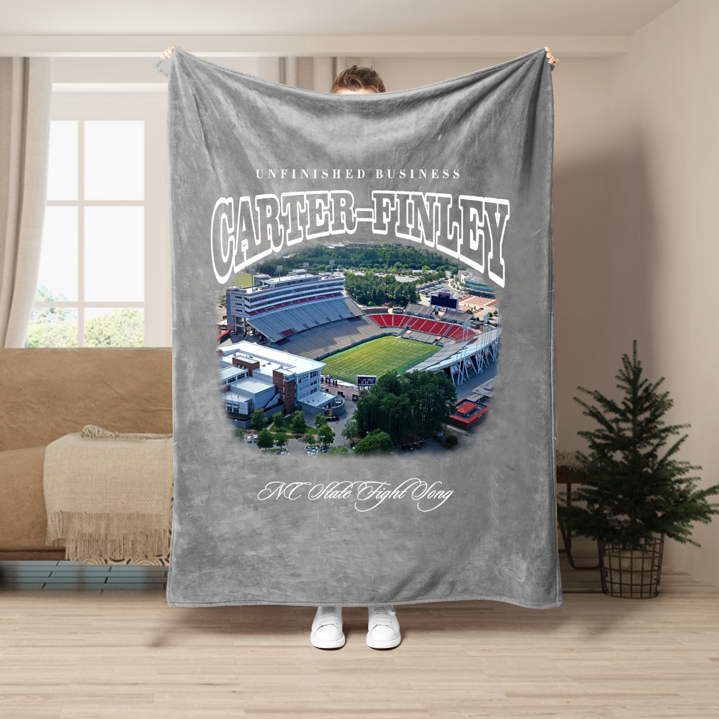 Unfinished Business Blanket-Carter–Finley Stadium