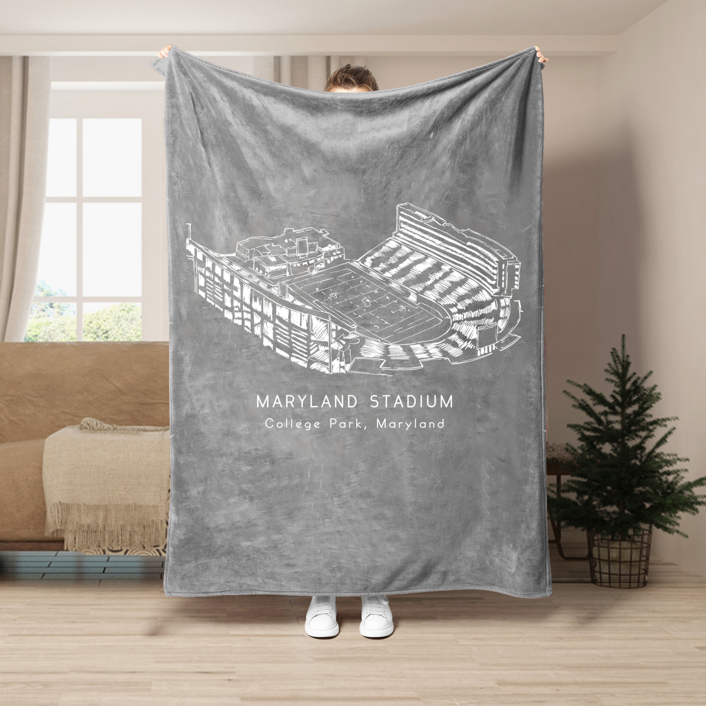 Maryland (SECU) Stadium - Maryland Terrapins football, Football Blanket