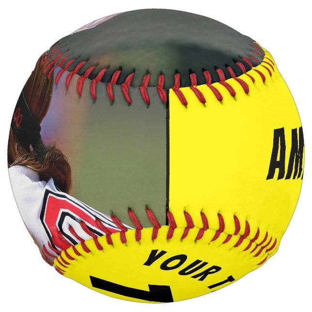 2 Photo Yellow Player Number Team Name Softball
