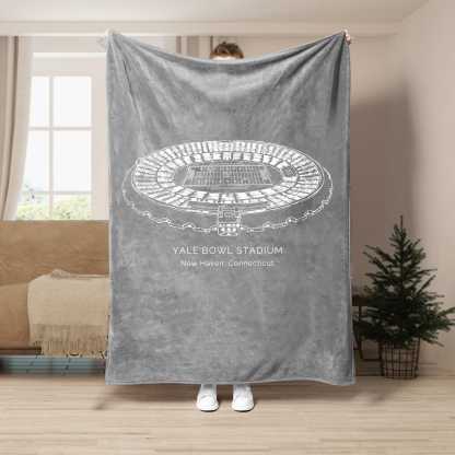 Yale Bowl - Yale Bulldogs football, Football Blanket