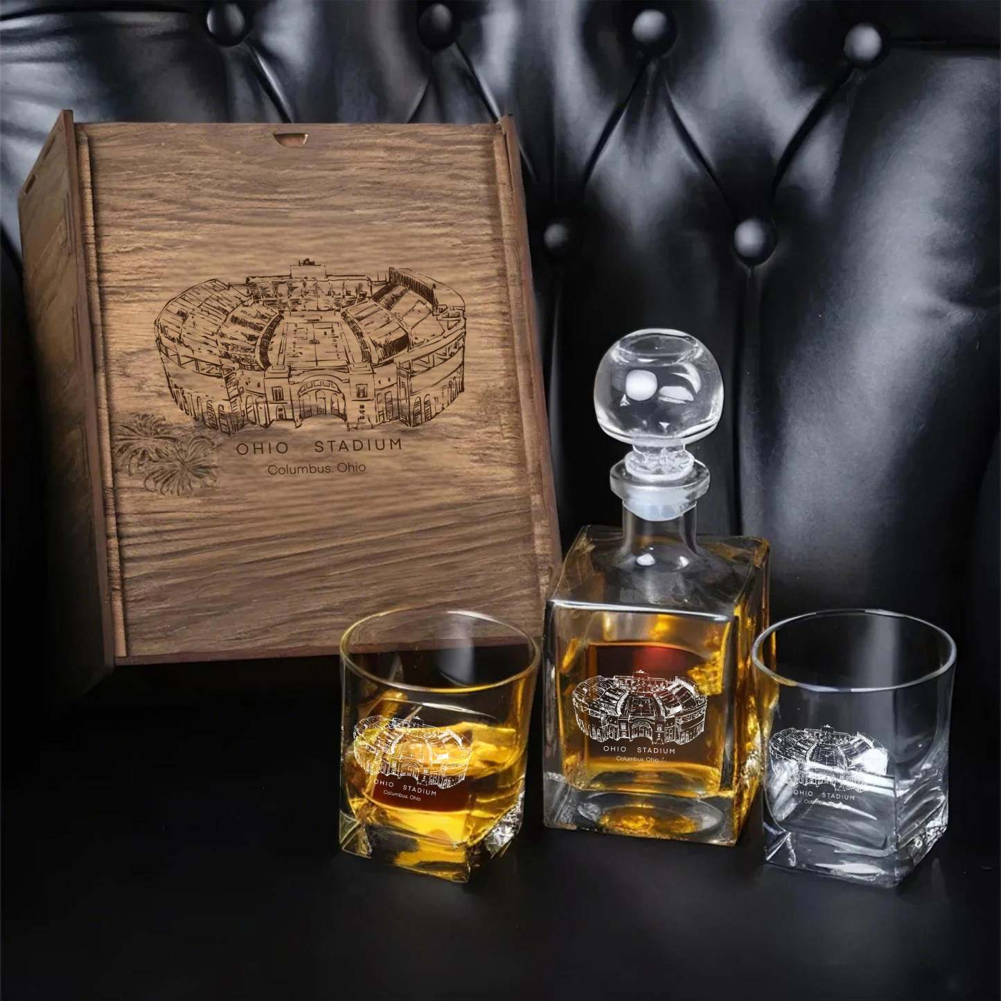 Ohio Stadium - Ohio State Buckeyes Whiskey Cup Set Series