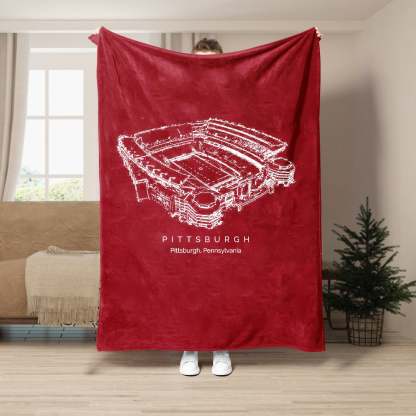 Acrisure Stadium - College Football Blanket