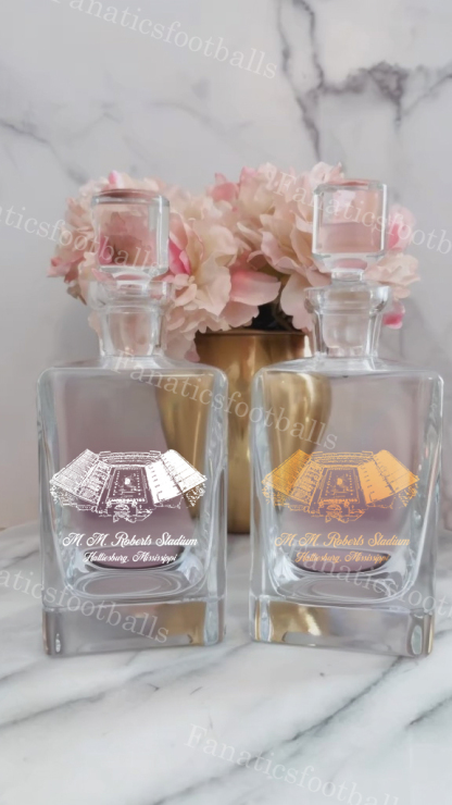 M. M. Roberts Stadium Whiskey Bottles-Gifts For Sports Lovers
