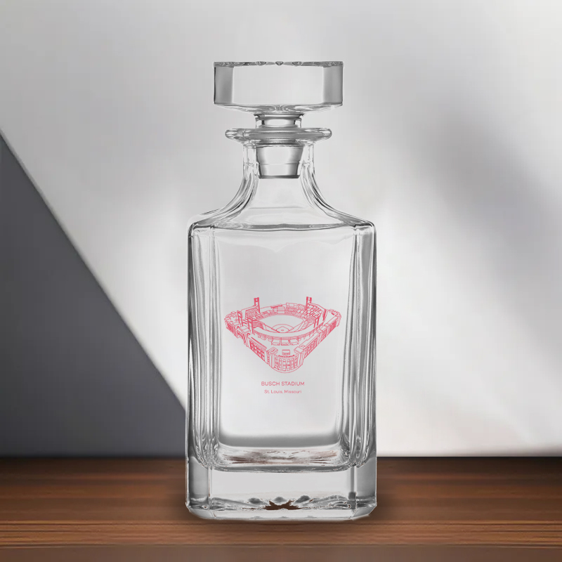 Busch Stadium Whiskey Bottle-Perfect Gifts for Baseball Fans