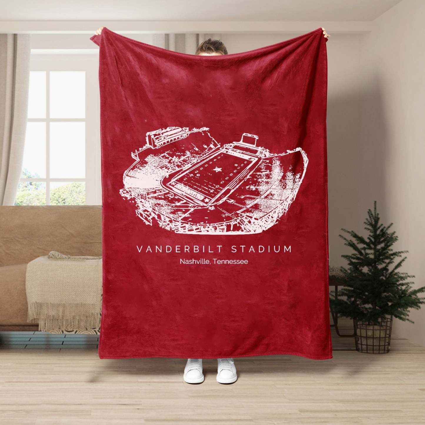 Vanderbilt Stadium - College Football Blanket