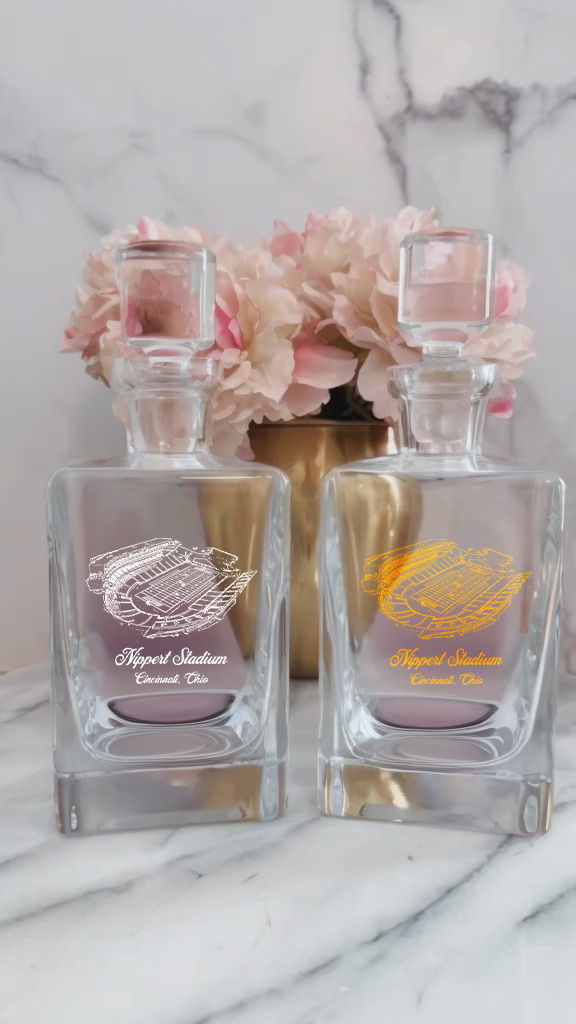 Nippert Stadium Whiskey Bottles-Gifts For Sports Lovers