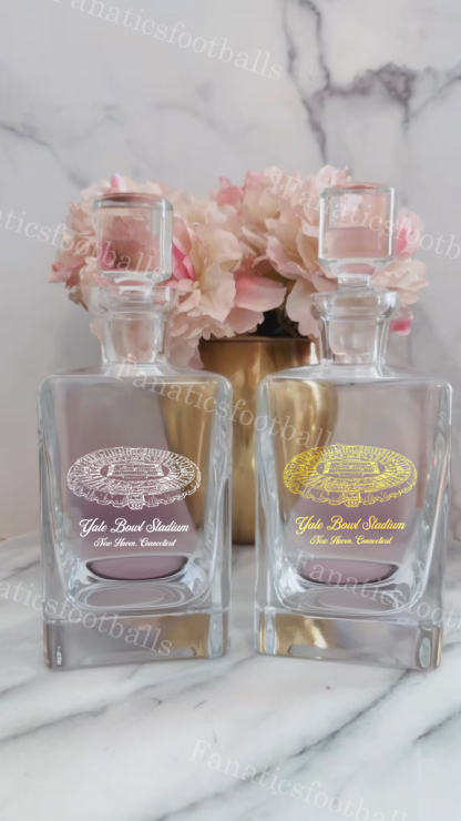 Yale Bowl Stadium Whiskey Bottles-Gifts For Sports Lovers