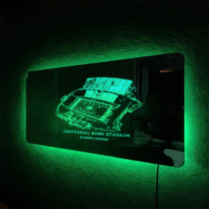Centennial Bank Stadium Mirror Light - Gifts for Sports Lovers