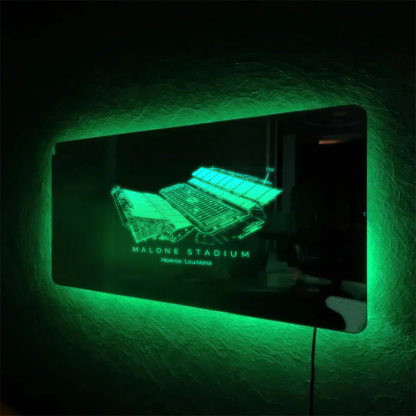 Malone Stadium Mirror Light - Gifts for Sports Lovers
