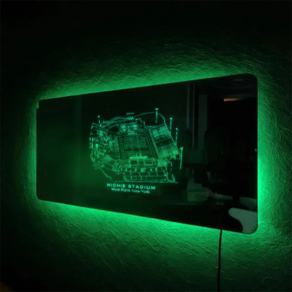 Michie Stadium Mirror Light - Gifts for Sports Lovers