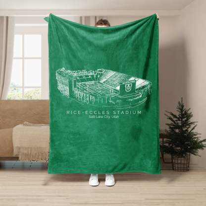 Rice–Eccles Stadium - College Football Blanket