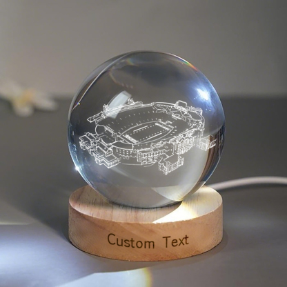Doaks.Campbell Stadium 3D Spherical Crystal Lamp
