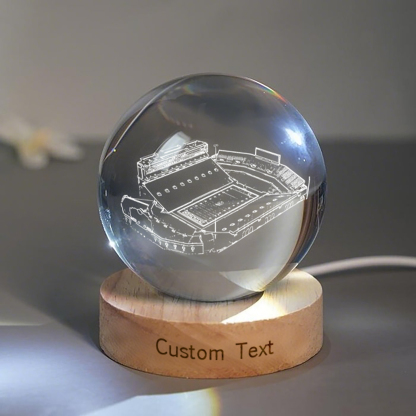 Kinnick Stadium 3D Spherical Crystal Lamp