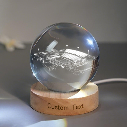 Milan Puskar Stadium 3D Spherical Crystal Lamp