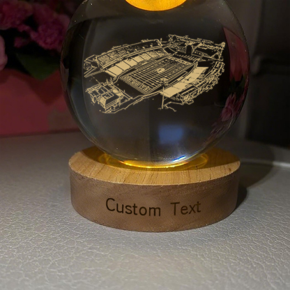 Allen E. Paulson Stadium 3D Spherical Crystal Lamp