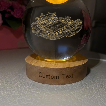 Arthur L. Williams Stadium 3D Spherical Crystal Lamp