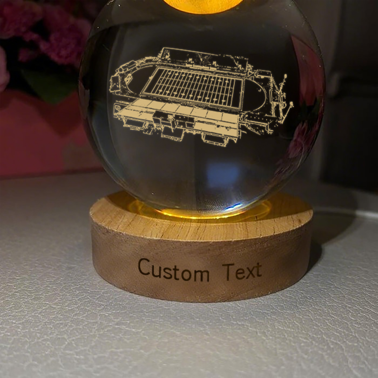 Braly Stadium 3D Spherical Crystal Lamp