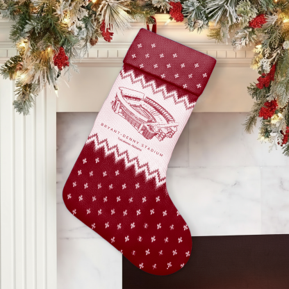 Customized Bryant-Denny Stadium Christmas Stocking Gift For Family Member - Limited Edition