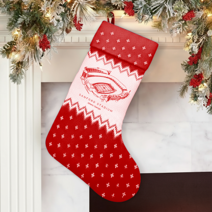 Customized Sanford Stadium Christmas Stocking Gift For Family Member - Limited Edition