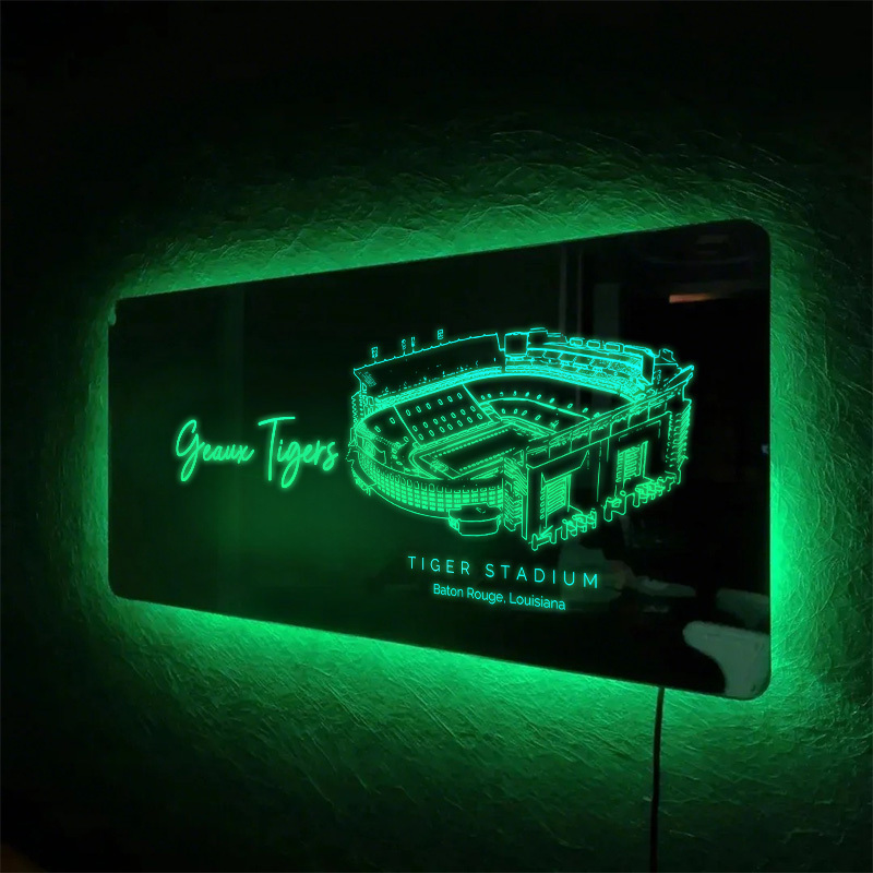 Tiger Stadium Mirror Light-Gifts For Sports Lovers