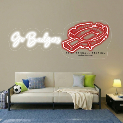 Camp Randall Stadium LED Neon Light