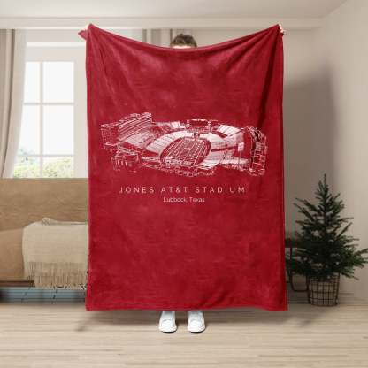 Jones AT&T Stadium - College Football Blanket