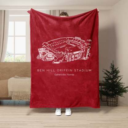 Ben Hill Griffin Stadium - College Football Blanket