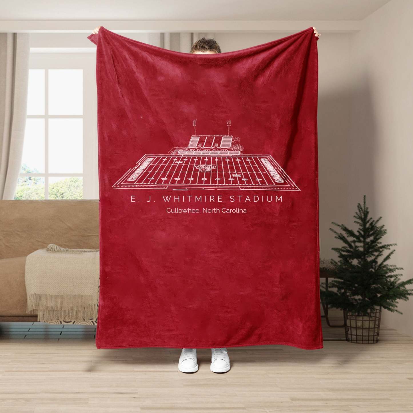E. J. Whitmire Stadium - College Football Blanket