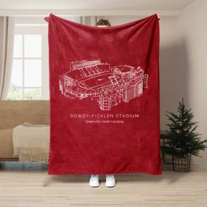 Dowdy–Ficklen Stadium - College Football Blanket