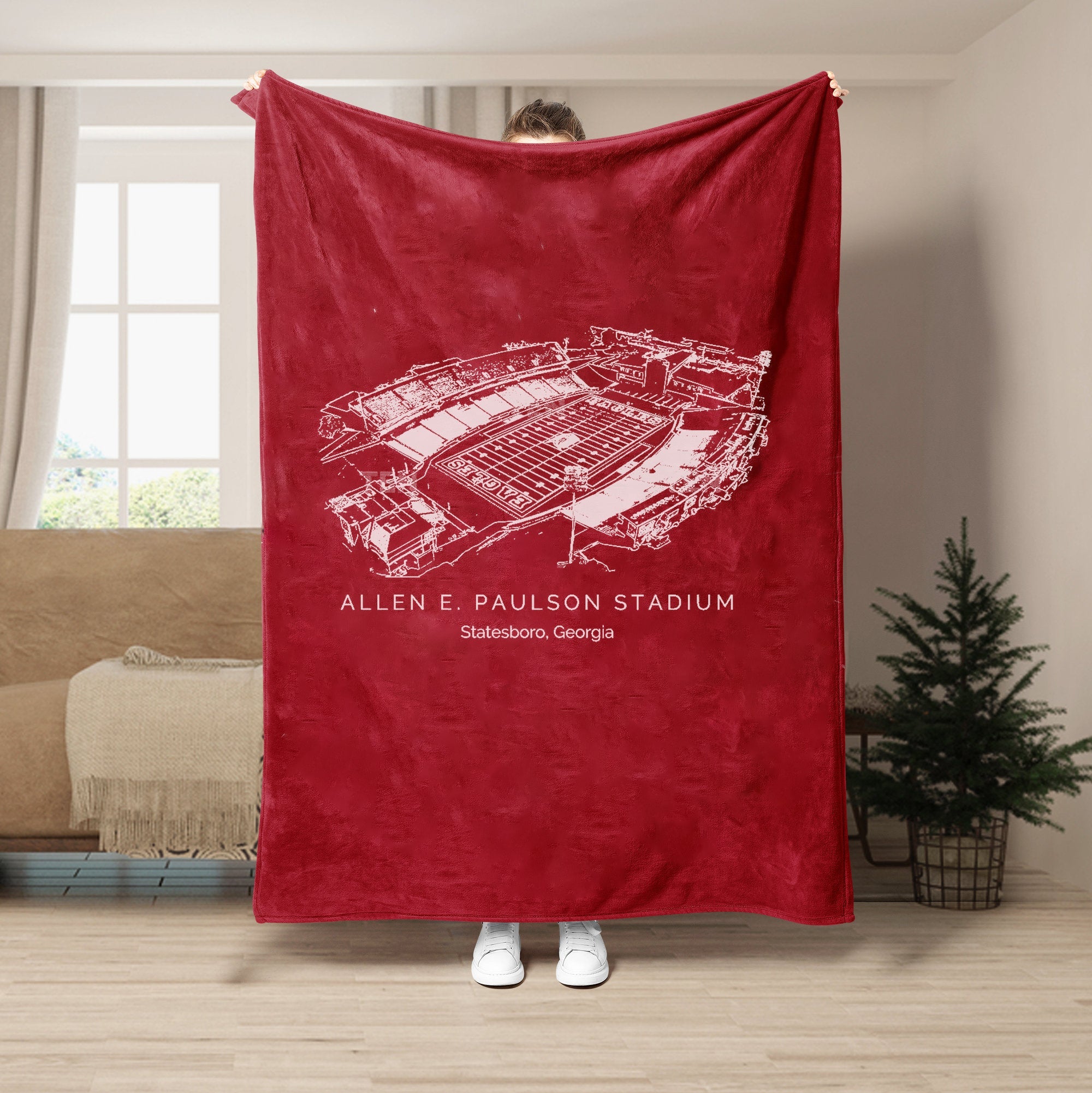 Allen E. Paulson Stadium - College Football Blanket