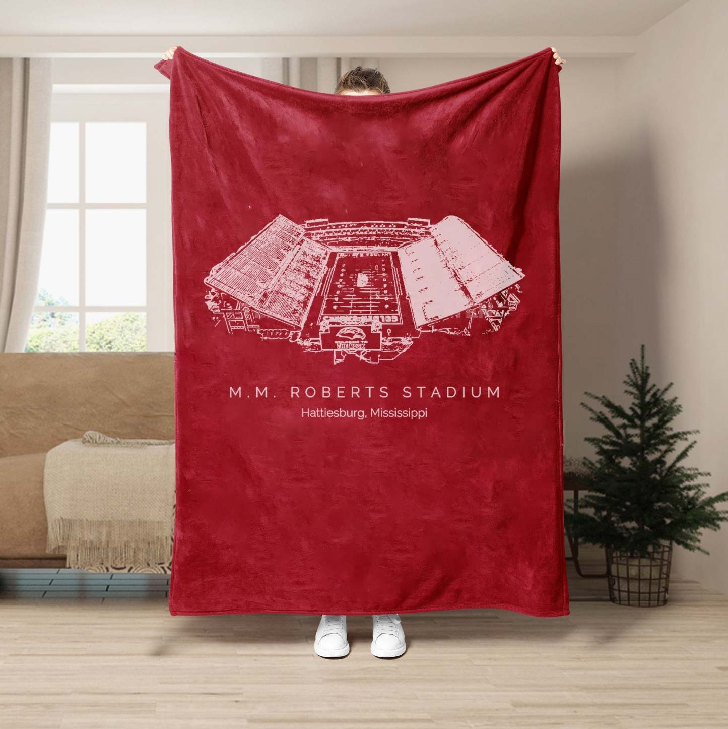 M. M. Roberts Stadium - College Football Blanket