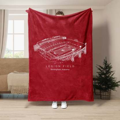 Legion Field Stadium  - College Football Blanket