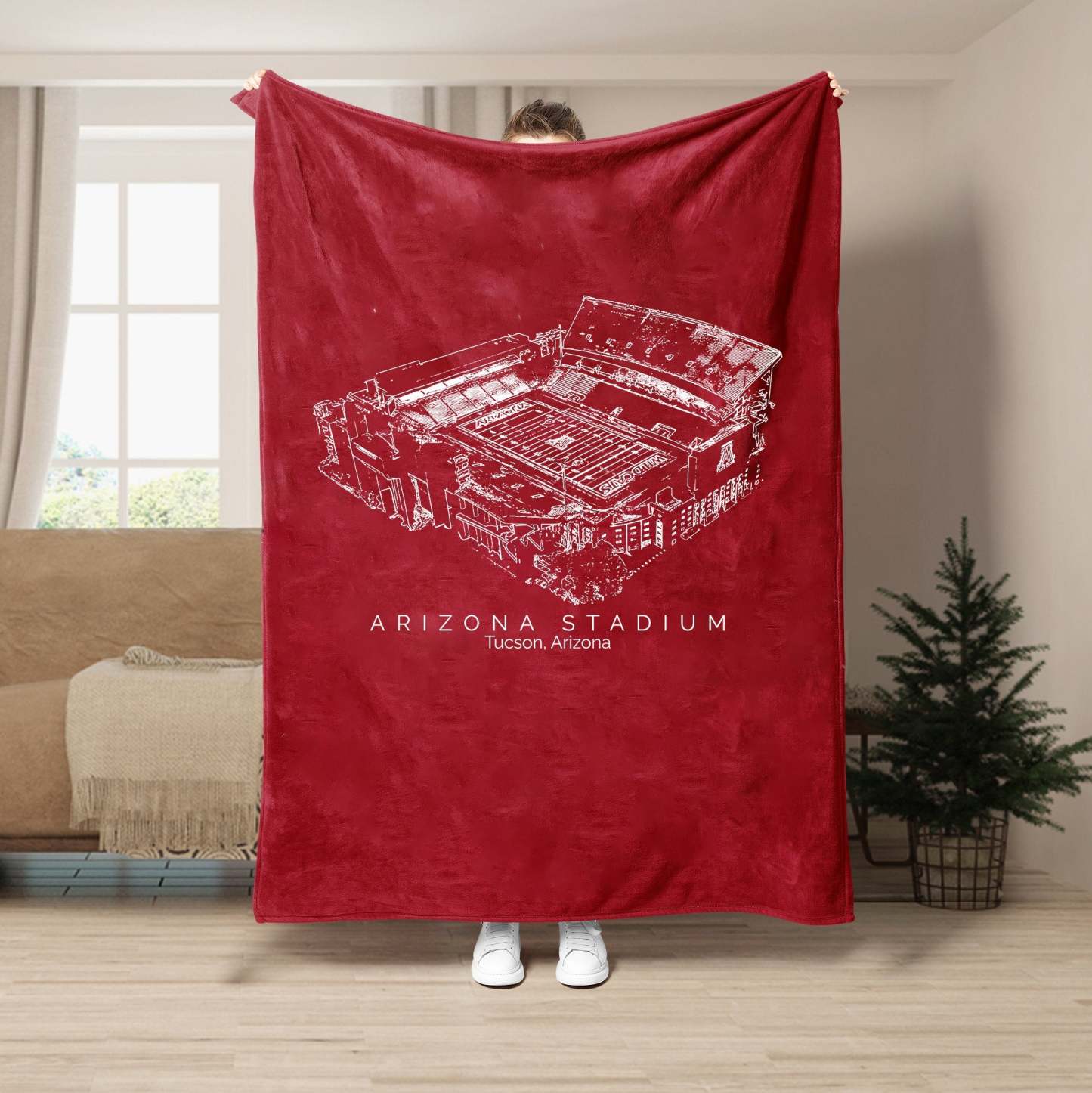 Arizona Stadium - College Football Blanket